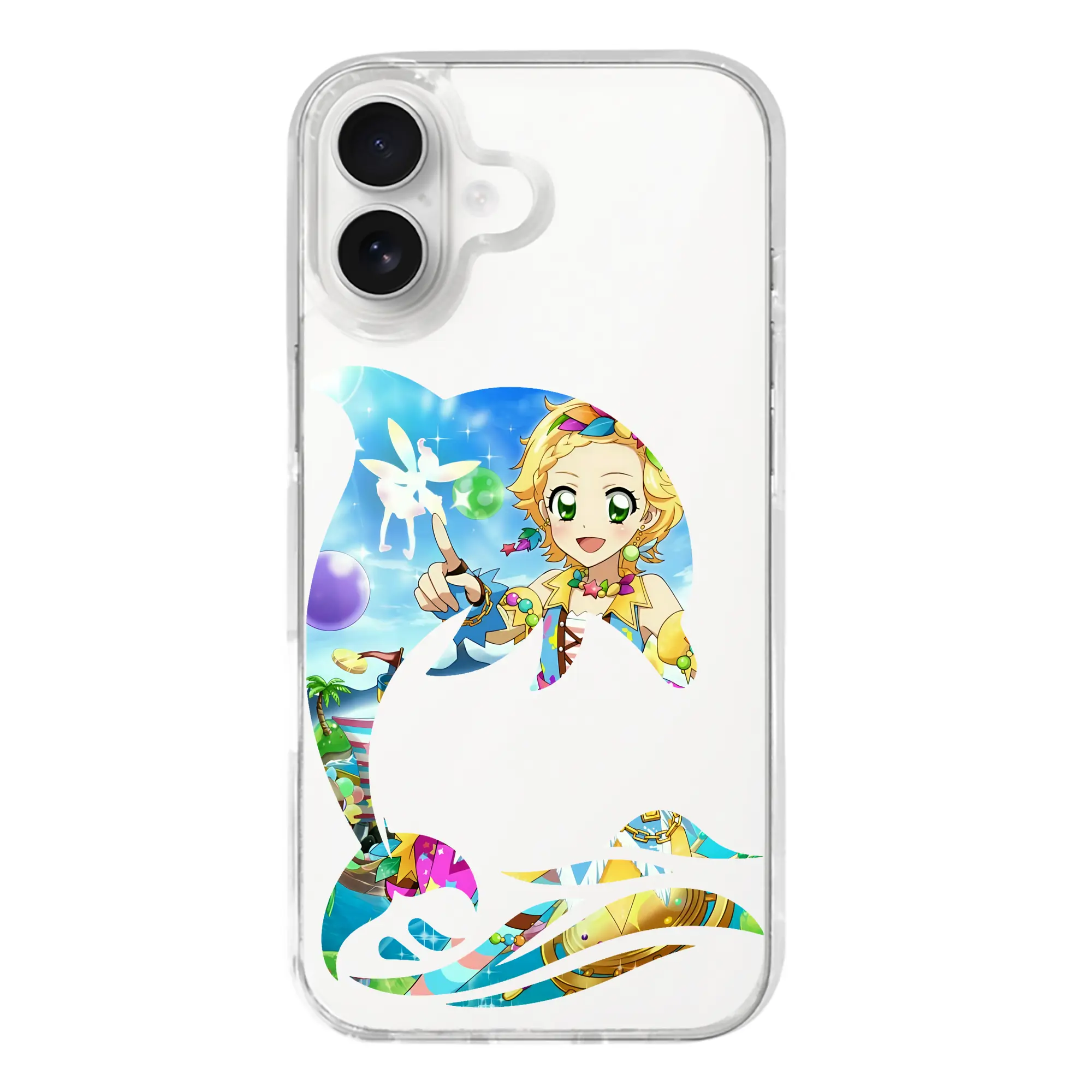 アイカツ グッズ 新条 ひなき - iPhone 17シリーズ 透明スマホケース – 薄型・耐衝撃・精密フィット保護カバー